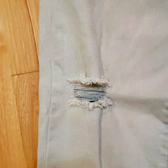 Old Navy Karate Slim Flex Max Jeans Boys 12 Adjustable Waist Ripped Light Wash - Picture 5 of 8